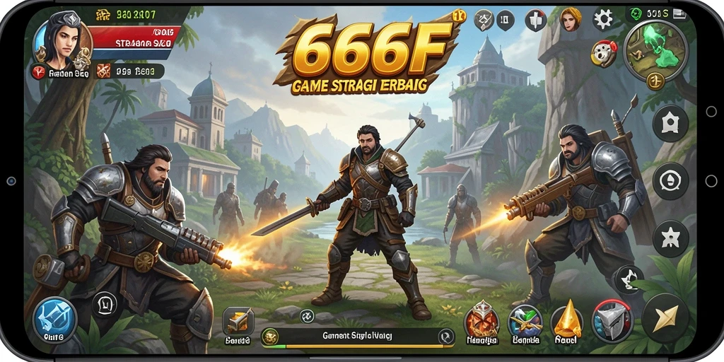Tampilan gameplay <strong>666F</strong> dengan strategi mendalam dan pertempuran seru.