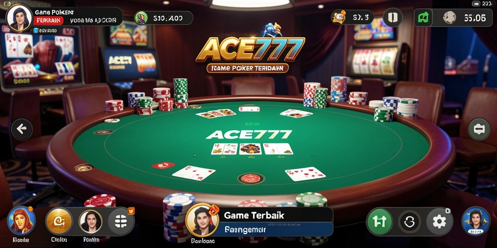 Gameplay Poker yang mendebarkan dan menantang di ACE777.