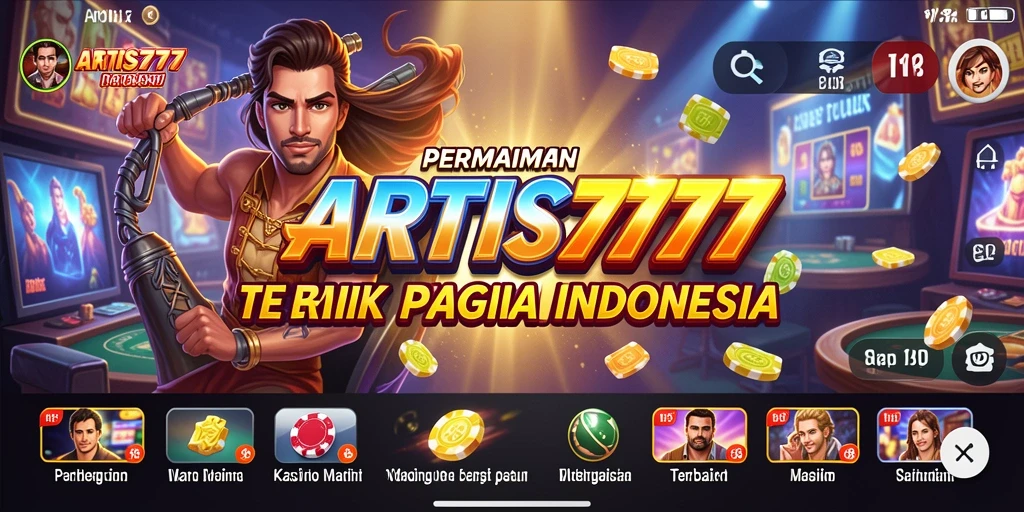 Tampilan menarik dari permainan Kasino di ARTIS777.