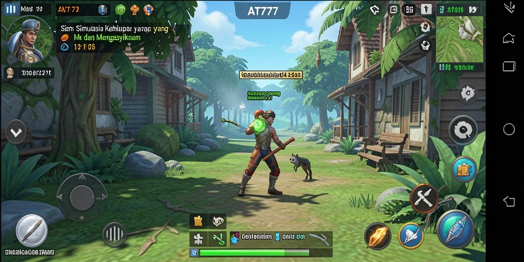 Gamplay seru di AT777 yang menghadirkan simulasi kehidupan.