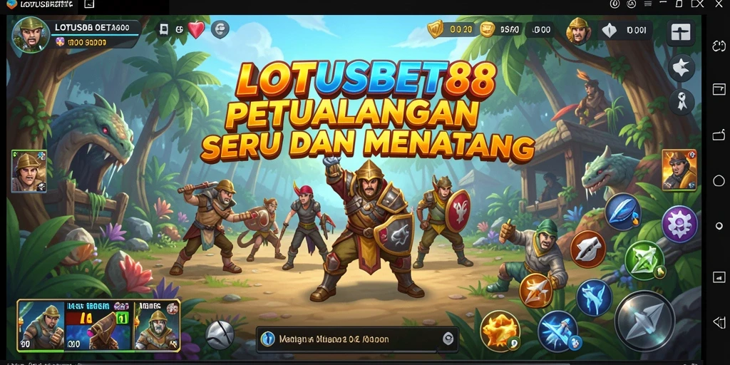 Gameplay menegangkan dan pemandangan menawan di LOTUSBET88.