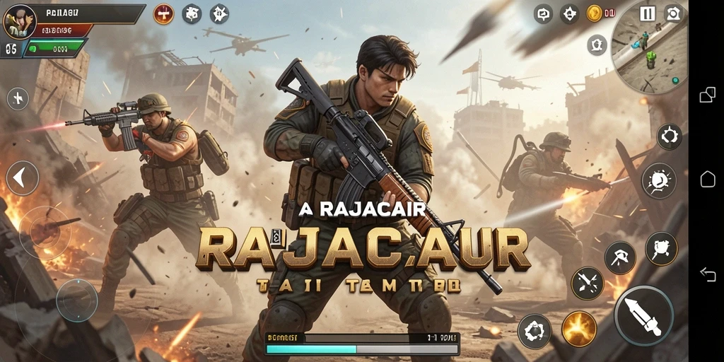 Tangkapan layar RAJACAIR yang memperlihatkan aksi gameplay seru.
