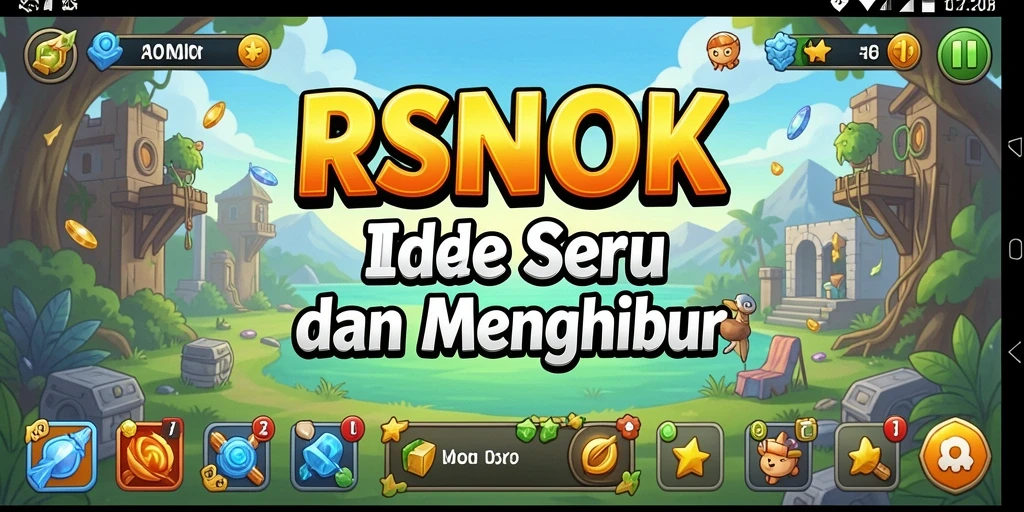 Tampilan gameplay seru RSNOK yang menunjukkan keseruan dalam bermain Idle.