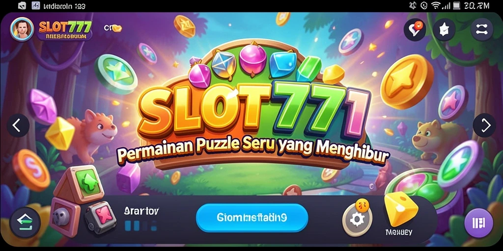 Tampilan gameplay SLOT777 yang menarik dengan puzzle menantang.