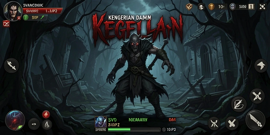 Tampilan gameplay SVIP2 yang menyeramkan dan menegangkan.