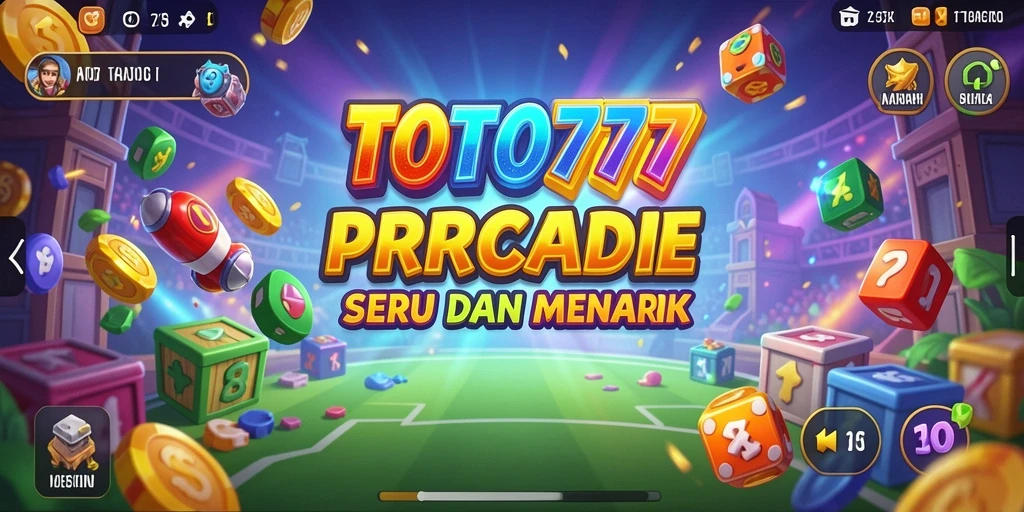 Tampilan gameplay seru dari TOTO777 dengan tantangan Arcade.
