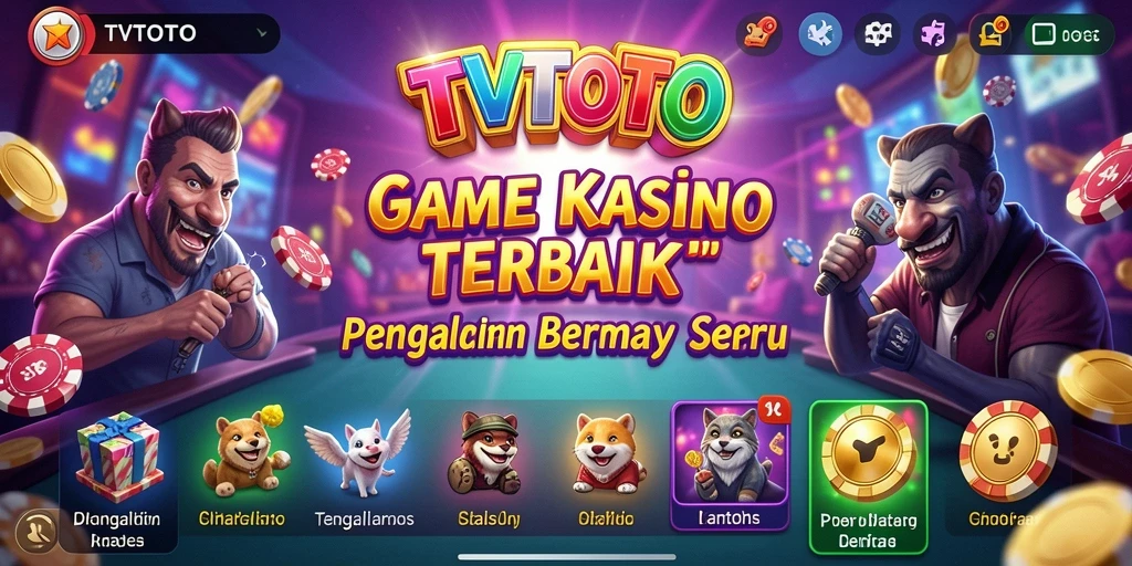 Tangkapan layar gameplay <strong>TVTOTO</strong> yang menunjukkan pengalaman kasino yang mendebarkan.