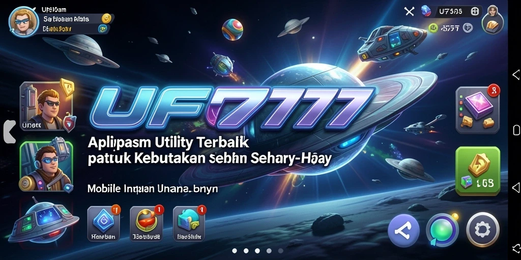 Tampilan utama UFO777 dengan berbagai fitur Utility yang memudahkan pengguna.